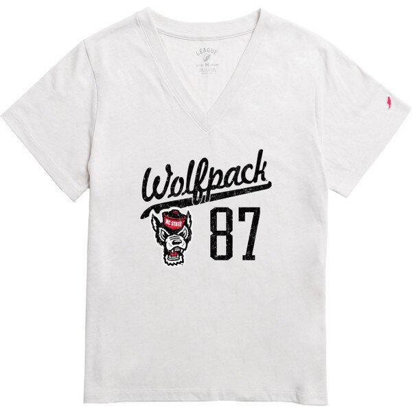 Heather Canvas Short Sleeve V-Neck